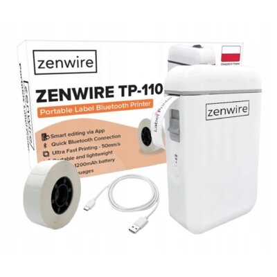 Drukarka ZENWIRE TP-110 Złącze USB