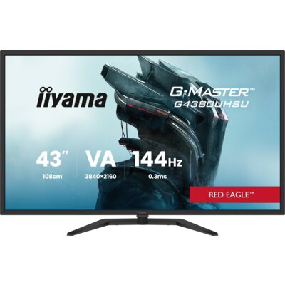 Monitor IIYAMA G-Master Red Eagle G4380UHSU-B2 43" 3840x2160px 144Hz 0.3 ms [MPRT]