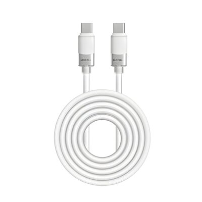 Kabel USB-C - USB-C MOCOLL 100W 1.5 m Biały