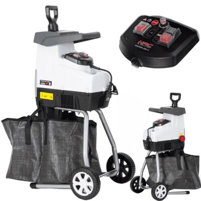 Rozdrabniacz do gałęzi NAC SHE280S-BAG-G elektryczny 2800W średnica cięcia 44mm