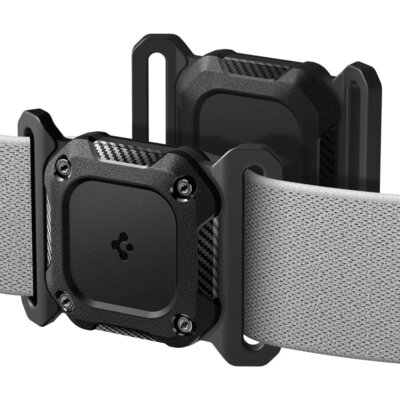 Etui SPIGEN Tough Armor Pet Collar do Apple AirTag 1/2 Czarny