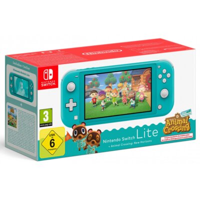 Konsola NINTENDO Switch Lite Turkusowy + ACNH Bundle