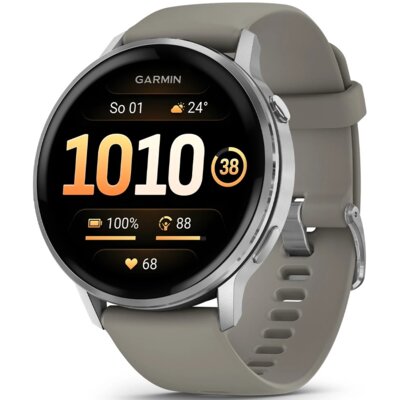 Zegarek sportowy GARMIN Venu 4 45mm Srebrno-szary