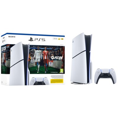 Konsola SONY PlayStation 5 Slim + FC26 (klucz aktywacyjny)