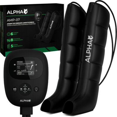 Masażer Limfatyczny do nóg ALPHA AMP-07