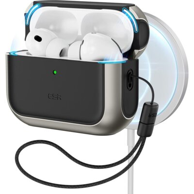 Etui ESR Orbit HaloLock MagSafe do Apple AirPods Pro 3 Czarno-tytanowy