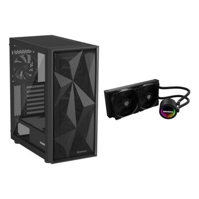 Obudowa GENESIS Diaxid 605F + Chłodzenie wodne GENESIS Hydria 240
