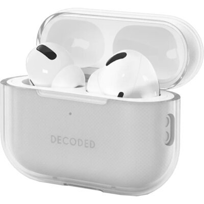 Etui na słuchawki DECODED Silicone Aircase do Apple Airpods Pro 3 Przezroczysty
