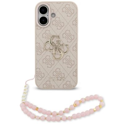 Etui GUESS 4G Strap Classic Logo do Apple iPhone 17 Różowy