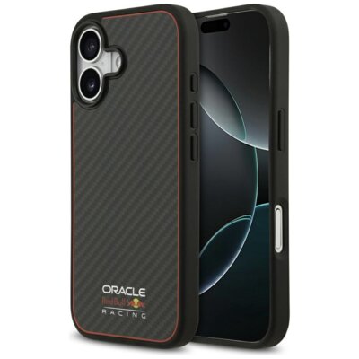 Etui RED BULL Kevlar Logo Matt MagSafe do Apple iPhone 17 Czarny