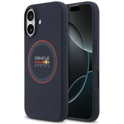 Etui RED BULL Silicone Red Ring MagSafe do Apple iPhone 17 Granatowy