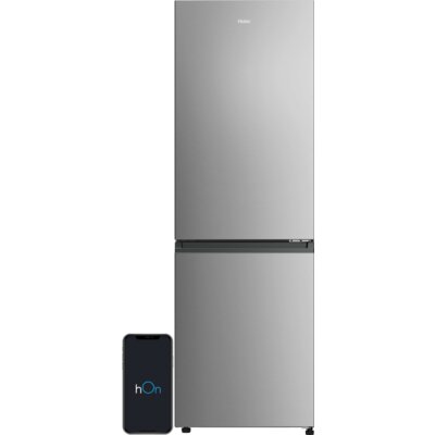 Lodówka HAIER HDPR1618ANPK 2D Seria 1 No Frost 185cm Inox klasa energetyczna A