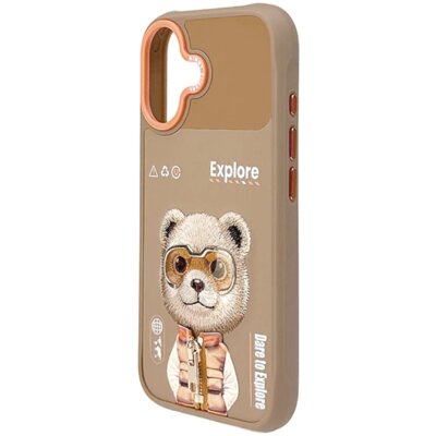 Etui NIMMY Cool&Cute 2.0 Bear do Apple iPhone 17 Beżowy