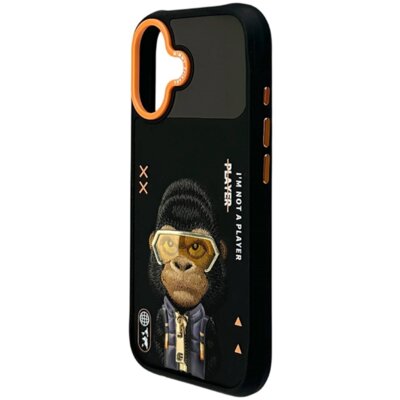 Etui NIMMY Cool&Cute 2.0 Gorilla do Apple iPhone 17 Czarny