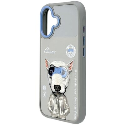 Etui NIMMY Cool&Cute 2.0 Dog do Apple iPhone 17 Szary