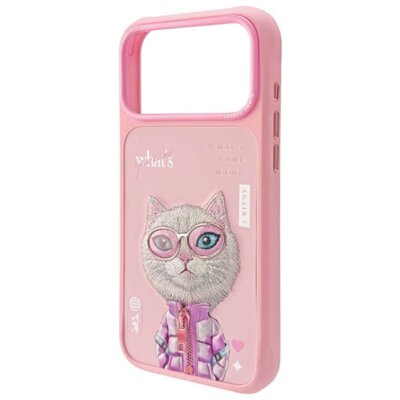 Etui NIMMY Cool&Cute 2.0 Cat do Apple iPhone 17 Pro Max Różowy