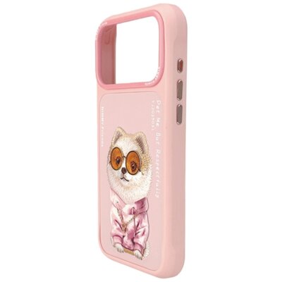 Etui NIMMY Glasses Cool Dog do Apple iPhone 17 Pro Max Różowy