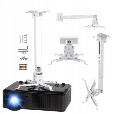 Uchwyt sufitowo-ścienny ZENWIRE 1905839 Maksymalne obciążenie 25 kg Biały