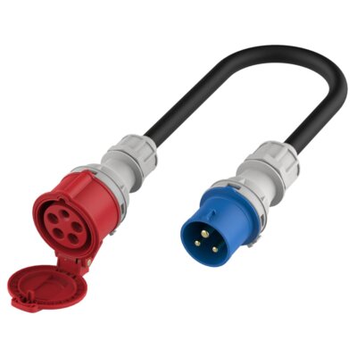 Adapter do ładowarki samochodu elektrycznego PLATINET EV A11C35MC wtyk CEE 16A gniazdo CEE 16A