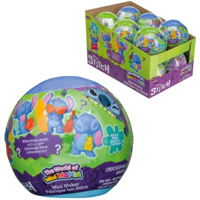 Zestaw kreatywny CRA-Z-ART Kula niespodzianka Stitch Świat mini maniaków CRDOUGH54D (1 zestaw)