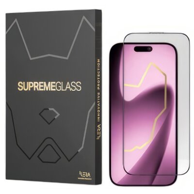 Szkło hartowane ILERA Deluxe Original Glass 2.0 do Apple iPhone 17 Pro