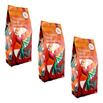 Kawa ziarnista MORNING BIRD Oro Harmony 3 x 1 kg (Rzemieślnicza)