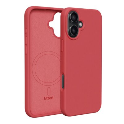 Etui ETTERI Silicone Mag do Apple iPhone 17 Malinowy