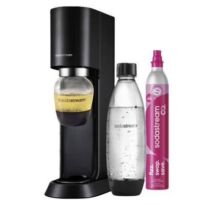 Saturator SODASTREAM Mix Czarny z możliwością gazowania dowolnego napoju