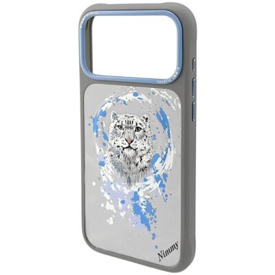 Etui NIMMY Pantera MagSafe do Apple iPhone 17 Pro Max Jasnoszary