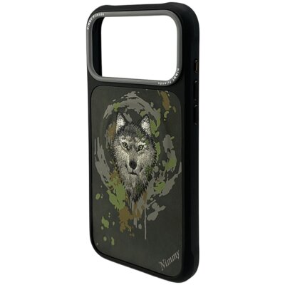 Etui NIMMY Wilk MagSafe do Apple iPhone 17 Pro Max Ciemnoszary