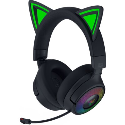 Słuchawki RAZER Kraken Kitty V3 Pro Czarno-zielony