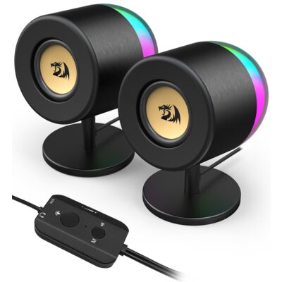 Głośniki REDRAGON AHRI GS598 2.0 RGB Komunikacja bezprzewodowa