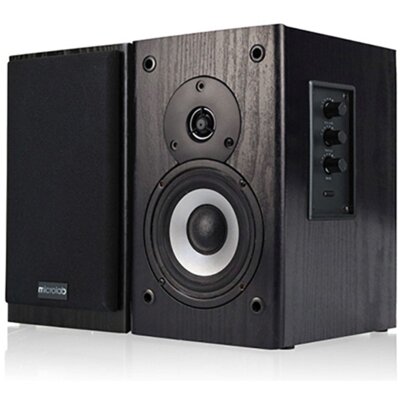 Kolumny podstawkowe MICROLAB B72 Czarny (2 szt.)