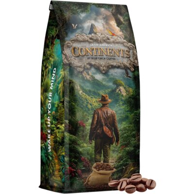 Kawa ziarnista BLUE ORCA COFFEE Continents 1 Latin America Arabica 1 kg (Rzemieślnicza)