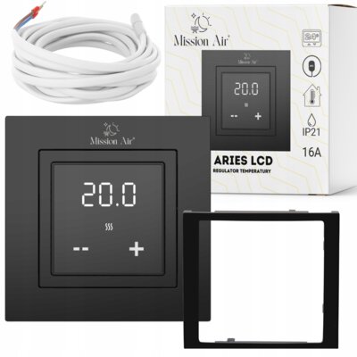 Regulator MISSION AIR Aries LCD Czarny