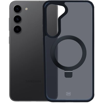 Etui 3MK Smoke Case Mag & Stand do Samsung Galaxy S24+ Czarny