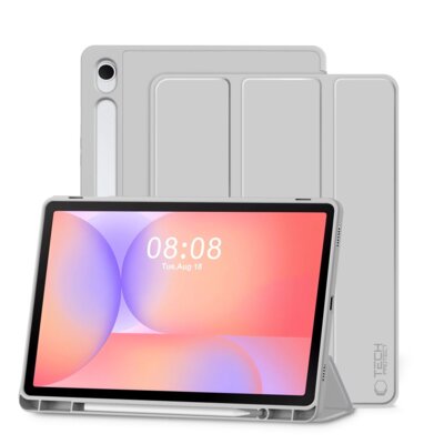 Etui na Galaxy Tab S9/S9 FE/S10 FE/S10 Lite TECH-PROTECT SC Pen Szary