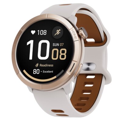 Smartwatch STELIO Activ Pro AI GPS 46mm Tytan Złoty