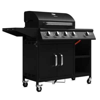 Grill gazowy KOLER Relish v3 Czarny 16 kW 66 x 40 cm