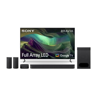 Telewizor SONY KD-75X85LAEP 75" LED 4K 120Hz Google TV Dolby Vision Dolby Atmos Full Aray HDMI 2.1 + Soundbar SONY HT-S60/Bravia Theatre System 6 Czarny 5.1-kanałowy, 1000W, HDMI eARC, Bluetooth, Dolby Atmos, Dolby True HD, DTS:X