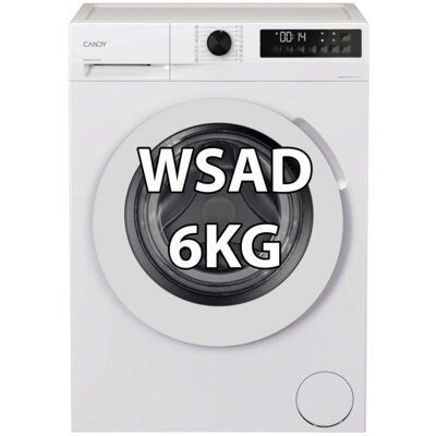 Pralka CANDY SuperSlim AI ProWash 300 GD 26SS6-S 6kg 1200 obr ProActive Wash Szybkie programy Higiena plus