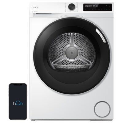 Suszarka CANDY AI ProDry 500 Slim BRS 7N2BX-S z pompą ciepła 7kg AI Smart Move Warm Dry Szybkie programy