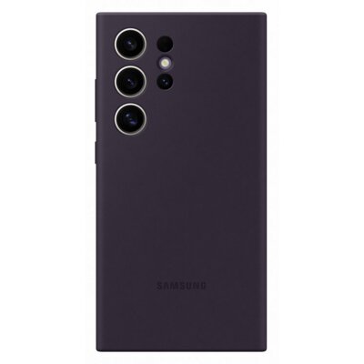 Etui SAMSUNG Silicone Case do Galaxy S24 Ultra Ciemnofioletowy EF-PS928TEEGWW