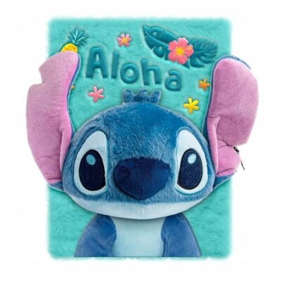 Pamiętnik 3D KIDS EUROSWAN ST00117 Stitch Niebieski