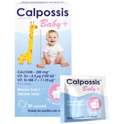 Kompleks witamin i minerałów DOMOWA APTECZKA Calpossis Baby+ (30 saszetek)