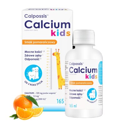 Kompleks witamin i minerałów DOMOWA APTECZKA Calpossis Calcium Kids (165 ml)