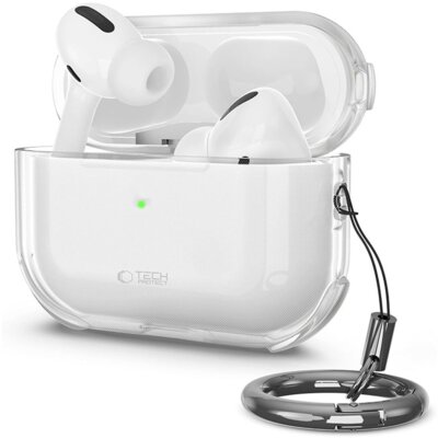 Etui na słuchawki TECH-PROTECT Bounce do APPLE Apple Airpods Pro 3 Przezroczysty