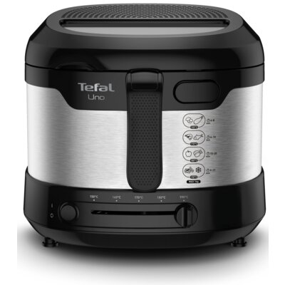 Frytkownica TEFAL FF215D30 Czarno-srebrny 1.8l z okienkiem do obserwacji postępów