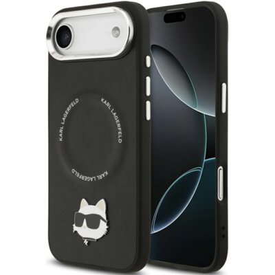 Etui KARL LAGERFELD Choupette Pin MagSafe do Apple iPhone Air Czarny