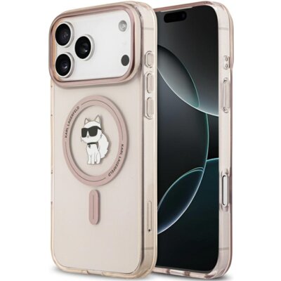 Etui KARL LAGERFELD IML Choupette MagSafe do Apple iPhone 17 Pro Max Różowy